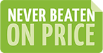 Never Beaten on Price Logo Image